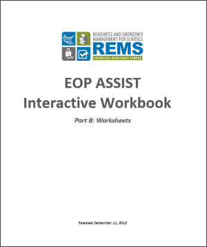Cover page of Readiness and Emergency Management for Schools EOP Assist Interactive Workbook
